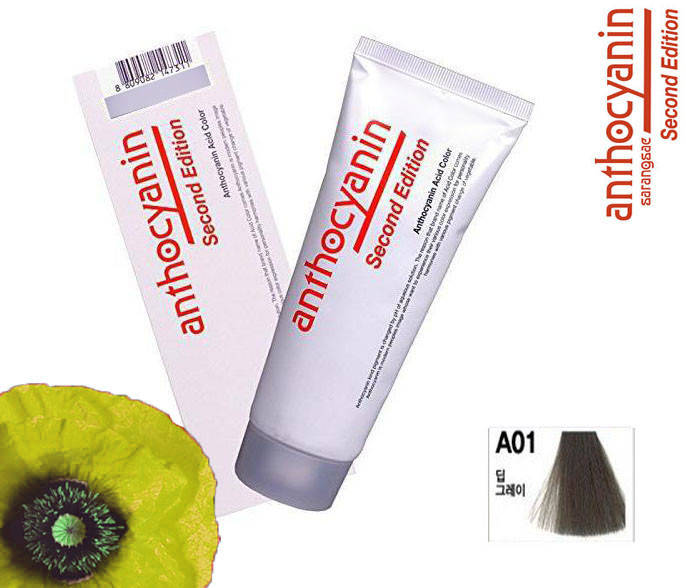 

Биоламинирующий краситель Anthocyanin Second Edition A01, насыщенный серый