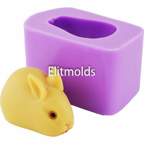 

Силиконовая форма Кролик пасхальный 3D