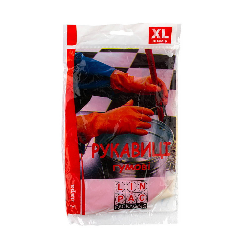 

Рукавички гумовi (XL) 2 шт Linpac господарські