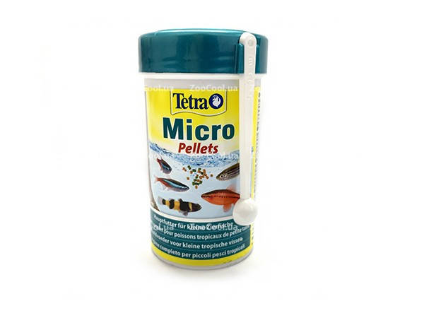 

Корм для мелких аквариумных рыб Tetra Micro Pellets 100 мл