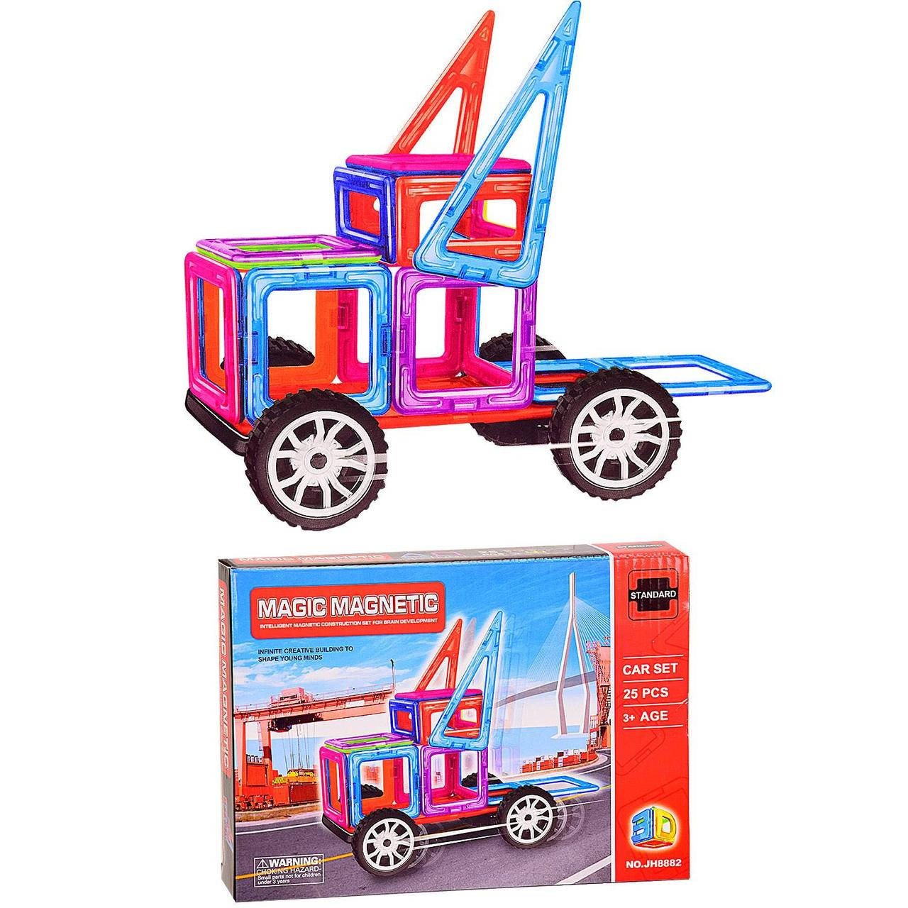 

Магнитный конструктор Standard Машинка 25 дет. JH8882