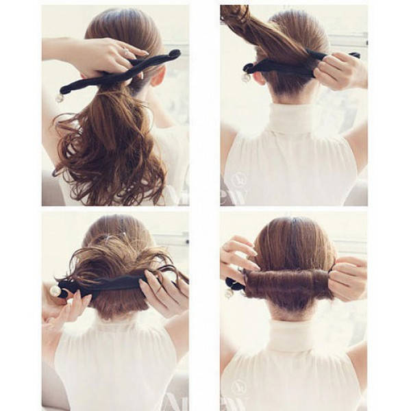 

Заколка для волос твистер Fast Bun разнообразные прически для девушек (MR)