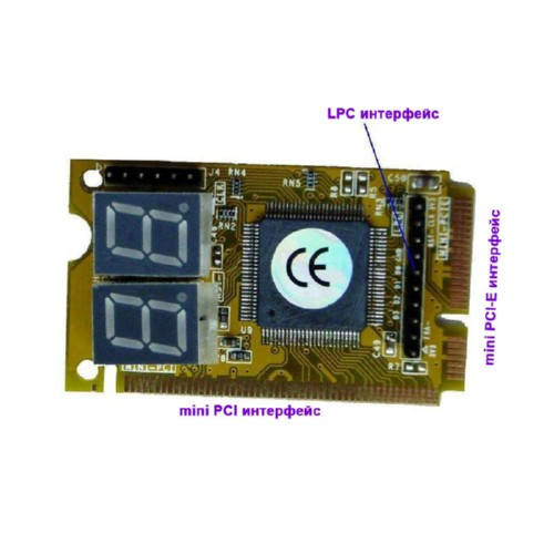 

Mini PCI PCI-E LPC POST анализатор тестер ноутбука 2000-00390