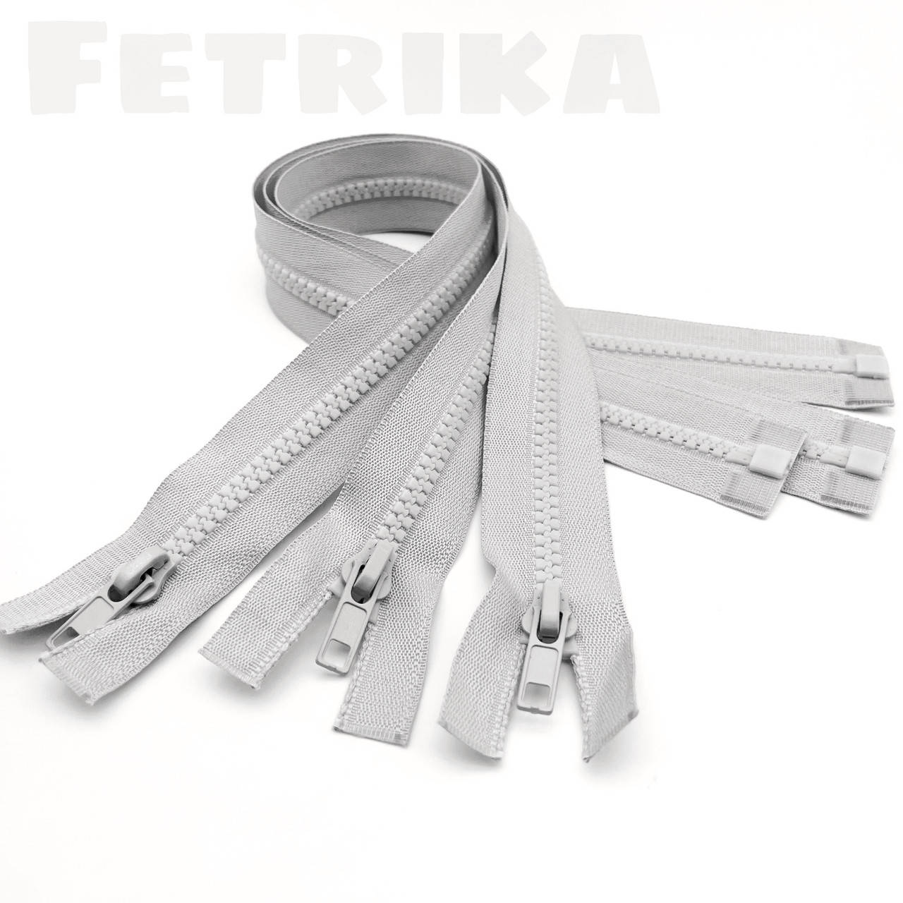 

Молния тракторная разъемная 45 см, СЕРАЯ, Серый