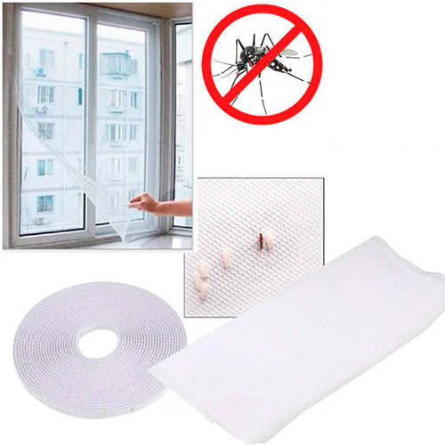

Москитная сетка оконная с самоклеящейся крепежной лентой 1.2x1.5м Stenson (R81909)
