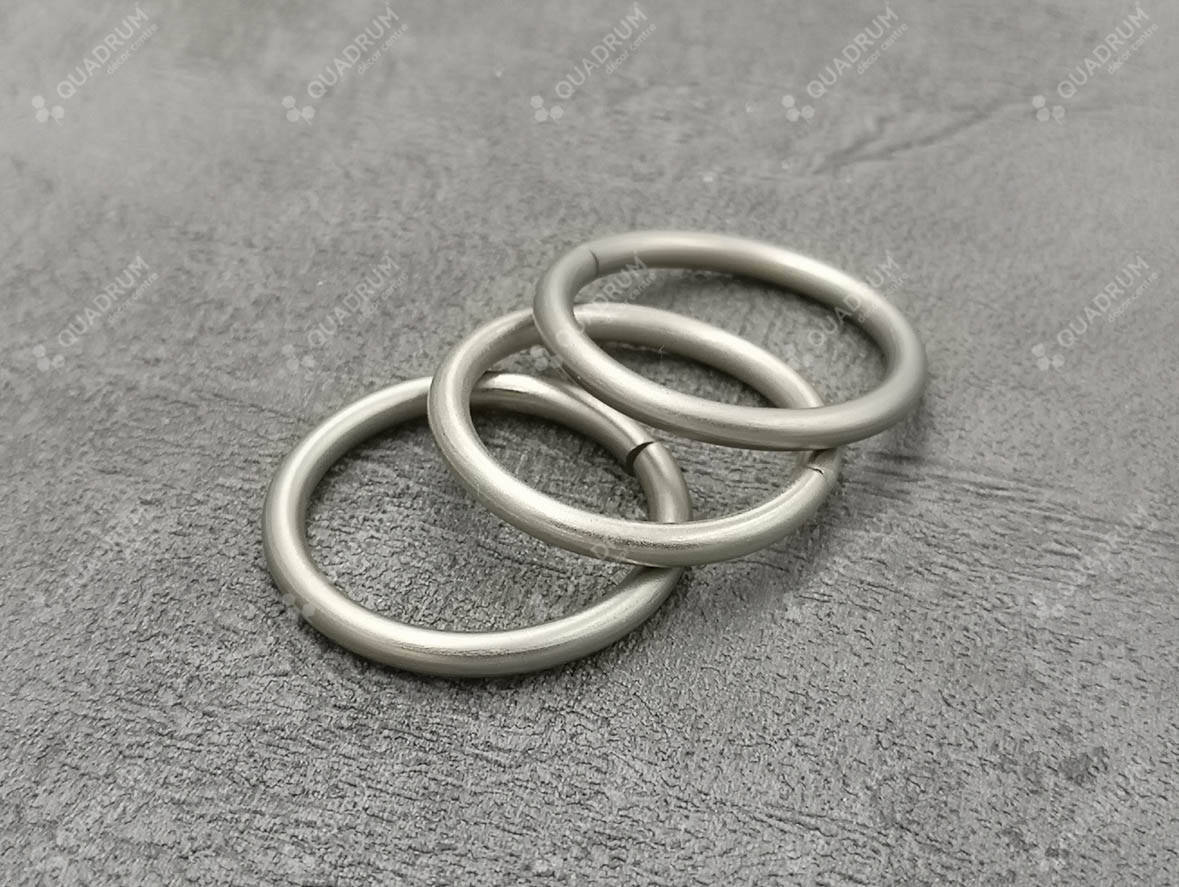 

Кольцо металлическое для карниза 25мм сатин