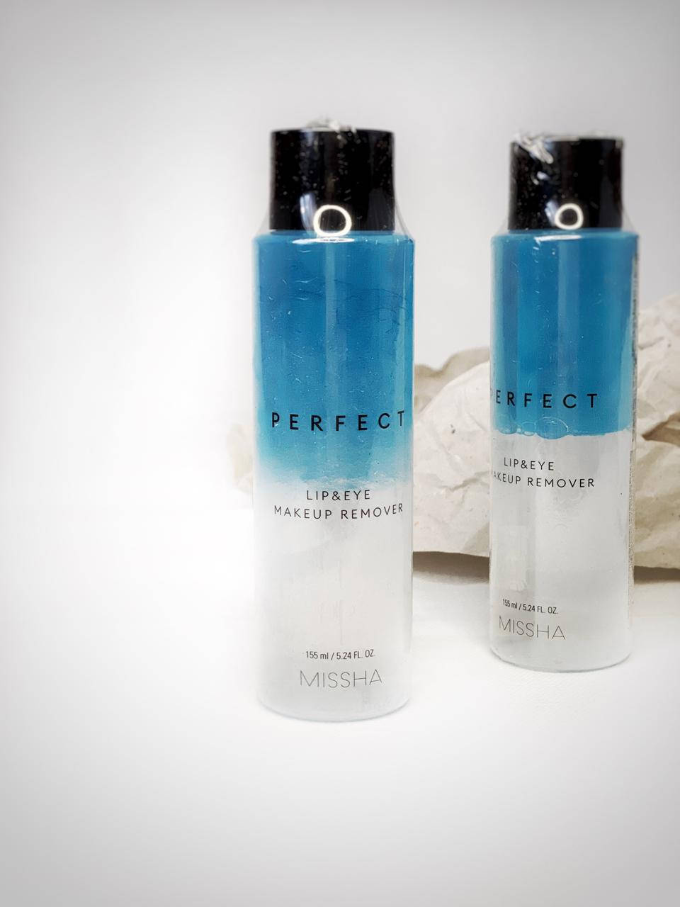 

Средство для снятия макияжа с губ и глаз, Missha, Perfect, 155 мл