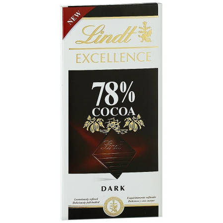

Шоколад черный 78% какао Lindt Excellence 100г Швейцария