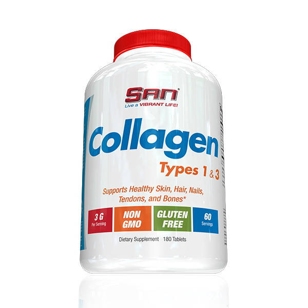 

Для суставов и связок SAN Collagen Types 1 and 3, 180 таблеток