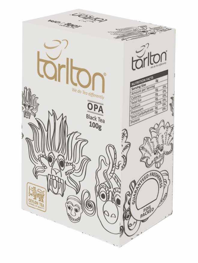 

Чай черный Тарлтон ОПА 100 г Tarlton black tea OPA крупнолистовой