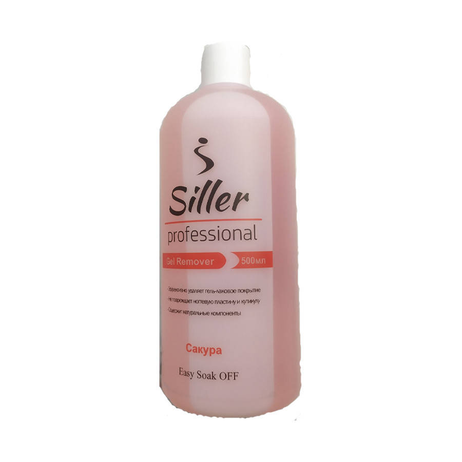 

Ремувер для снятие гель-лака с Gel Remover от Siller Proffesional (сакура),500мл
