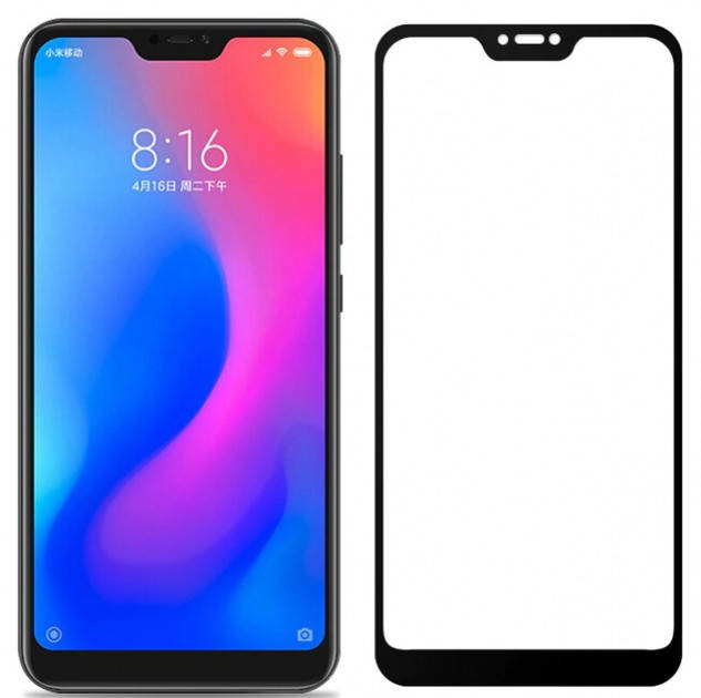 

Защитное стекло King Fire 2.5D FULL GLUE Xiaomi Mi 8 Lite Redmi Note 6 Black (29498), Черный