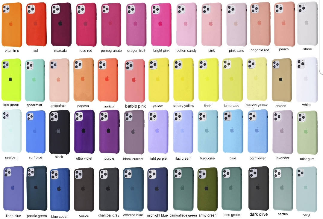 

Чехол накладка Silicone Case iPhone 11 Pro