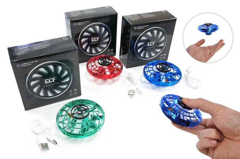 

Летающий спиннер с подсветкой 366