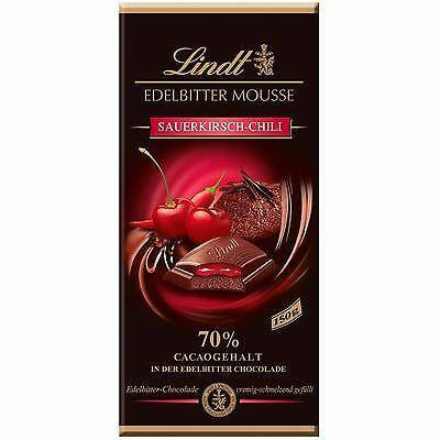 

Шоколад Lindt Edelbitter Mousse Sauerkirsch Chili 70% 150 g