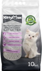 

KittyMax Преміум бентонітовий наповнювач з запахом лаванди 10 літрів