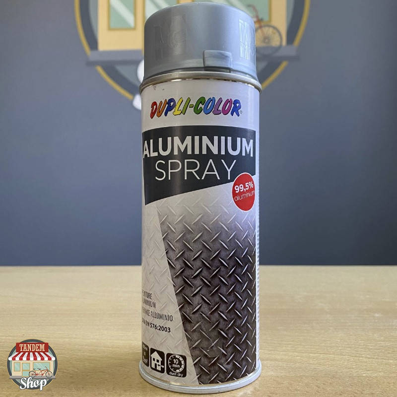 

Краска (эмаль) алюминиевая (99,5% алюминия) Dupli Color Aluminium Spray, 400 мл Аэрозоль, Серебро