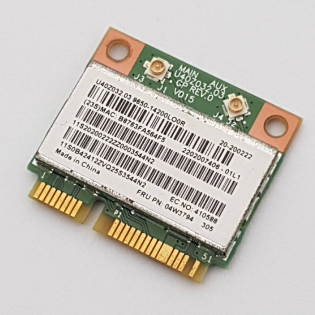 

Модуль wi-fi 4.0 BCM943142HM Broadcom mini PCI-E 2.4 Сервисный оригинал с разборки