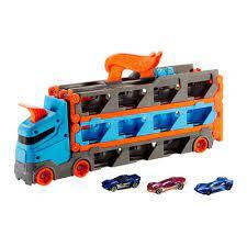 

Трек Hot Wheels City Грузовик-транспортер Супергонки 2 в 1 (GVG37). Оригинал