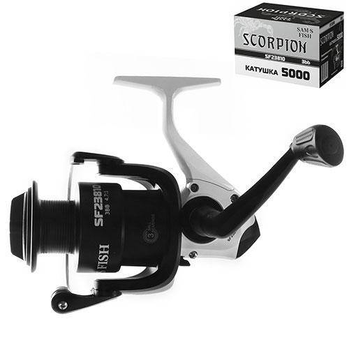 

Катушка рыболовная Scorpion 5000 3BB SF23810 с пластиковой шпулей