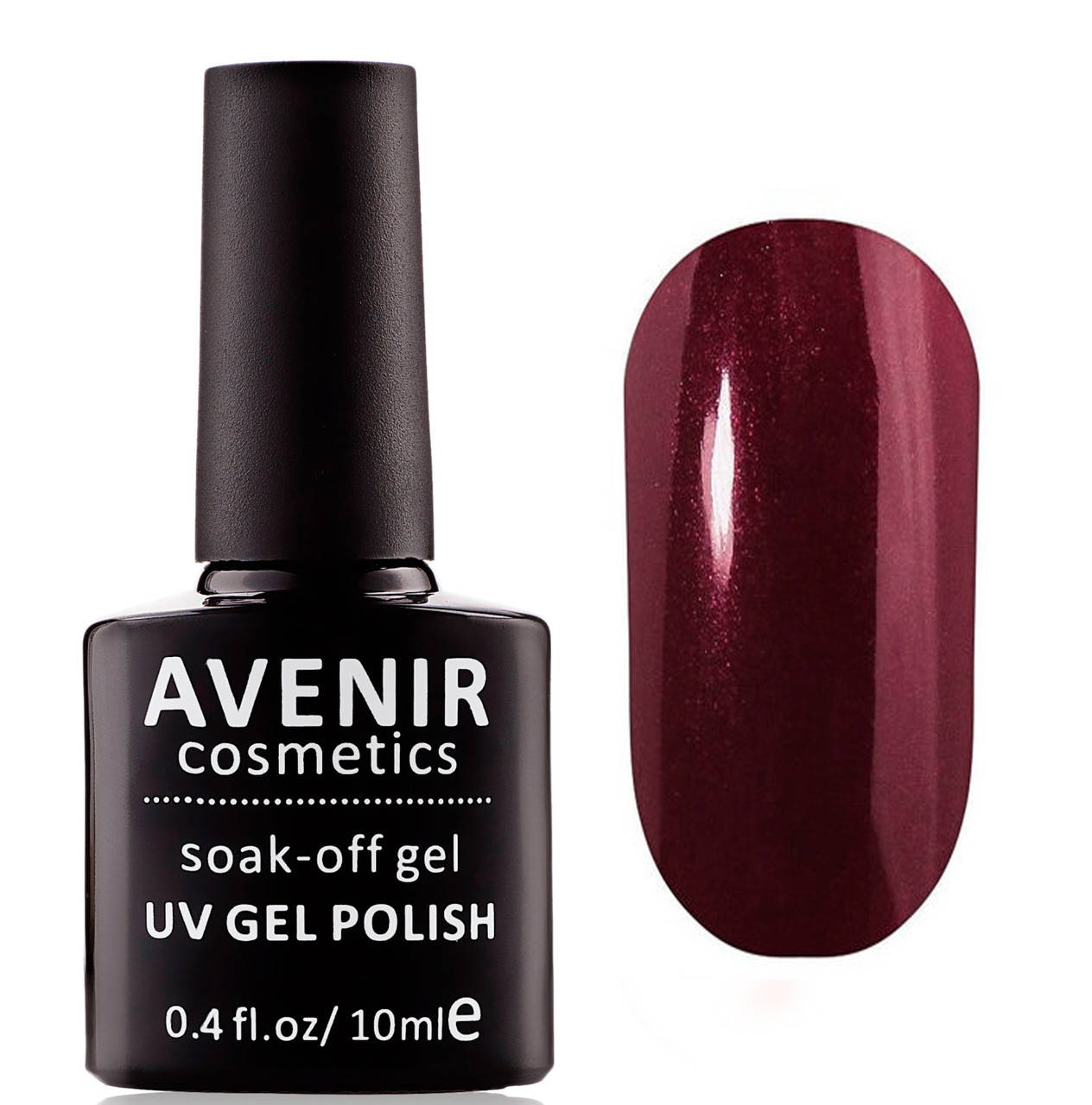 

Гель-лак AVENIR Cosmetics №120 Марсала с перламутром