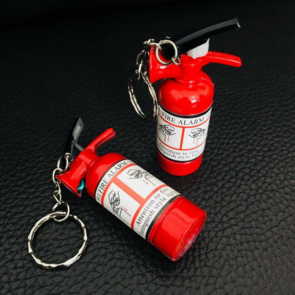 

Зажигалка прикол электрошокер в виде огнетушителя, Красный