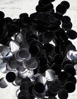 

Конфетти "Кружочки" 1,3 см чёрное, 50 г