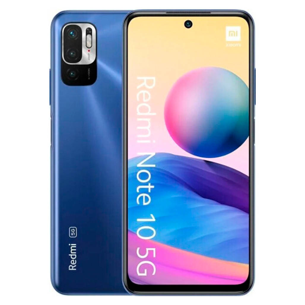 

Смартфон Xiaomi Redmi Note 10 5G 6/128GB (Blue) [59730], Синий