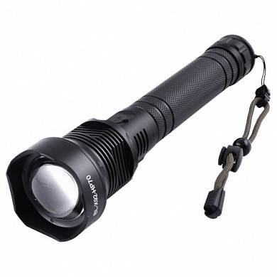 

Фонарь X92-HP70, ЗУ micro USB, 2x26650(2x18650), индикация заряда, zoom, Box, Черный