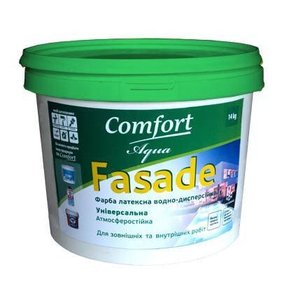 

Краска фасадная Comfort латексная водно-дисперсионная 4,0 кг