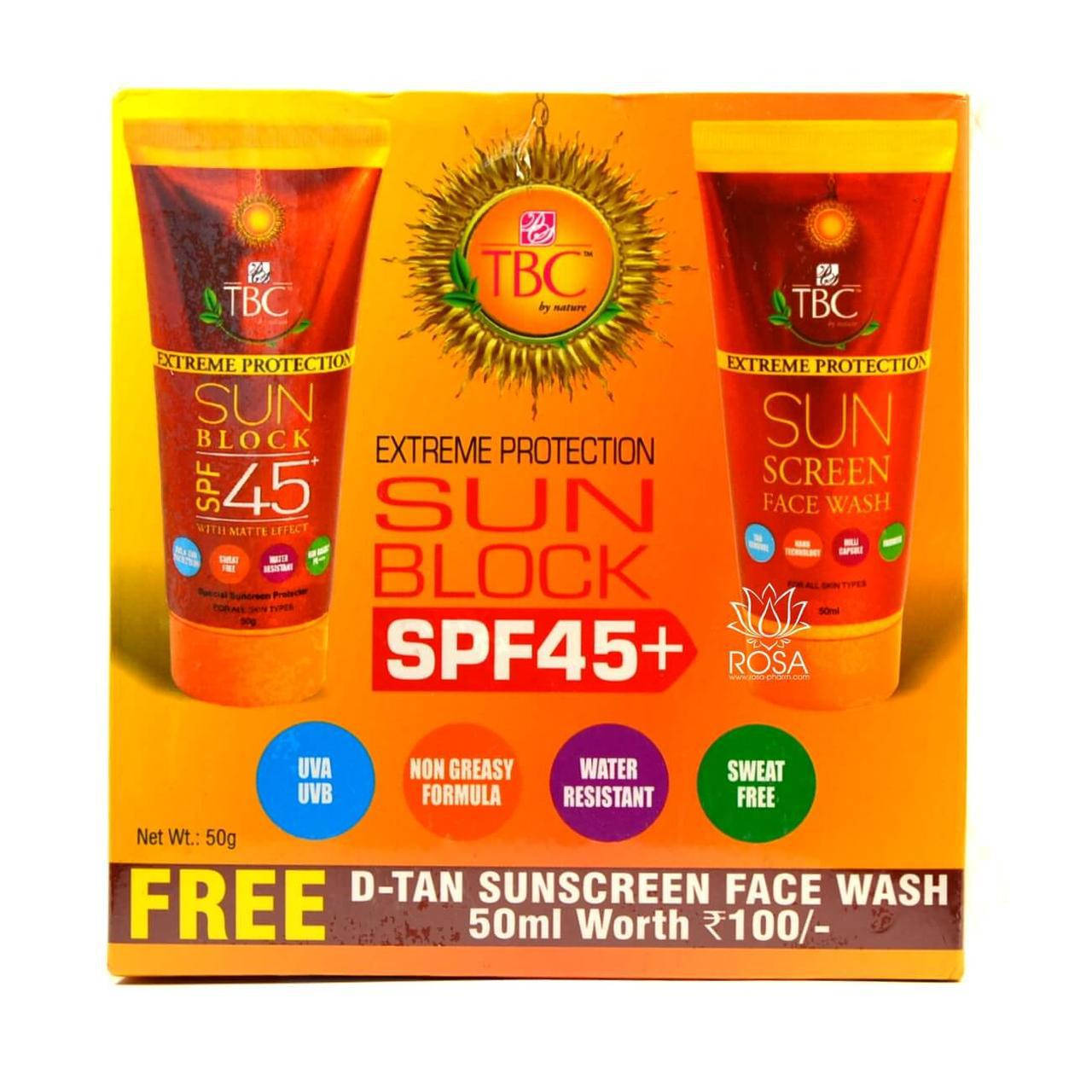 

Защитное средство от солнца с матирующим эффектом (TBC Extreme Protection) - крем и гель по 50 мл