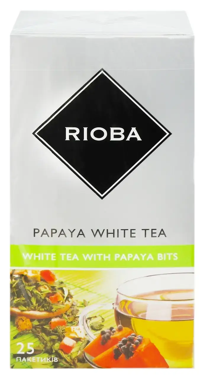 

Чай Rioba Papaya White китайский байховый мелкий 2г*25шт 50г