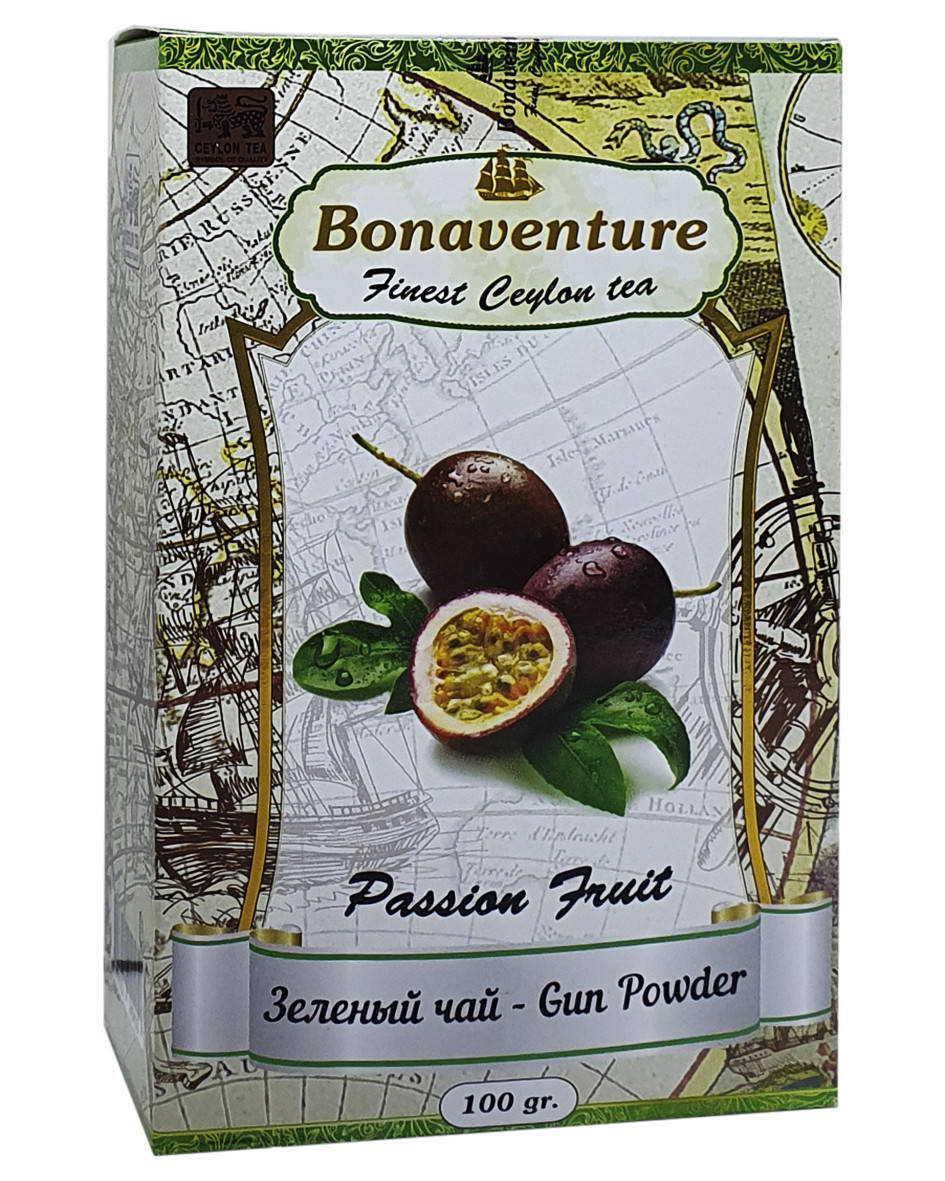 

Чай зеленый с маракуйей Bonaventure Passion Fruit 100 г (1756)