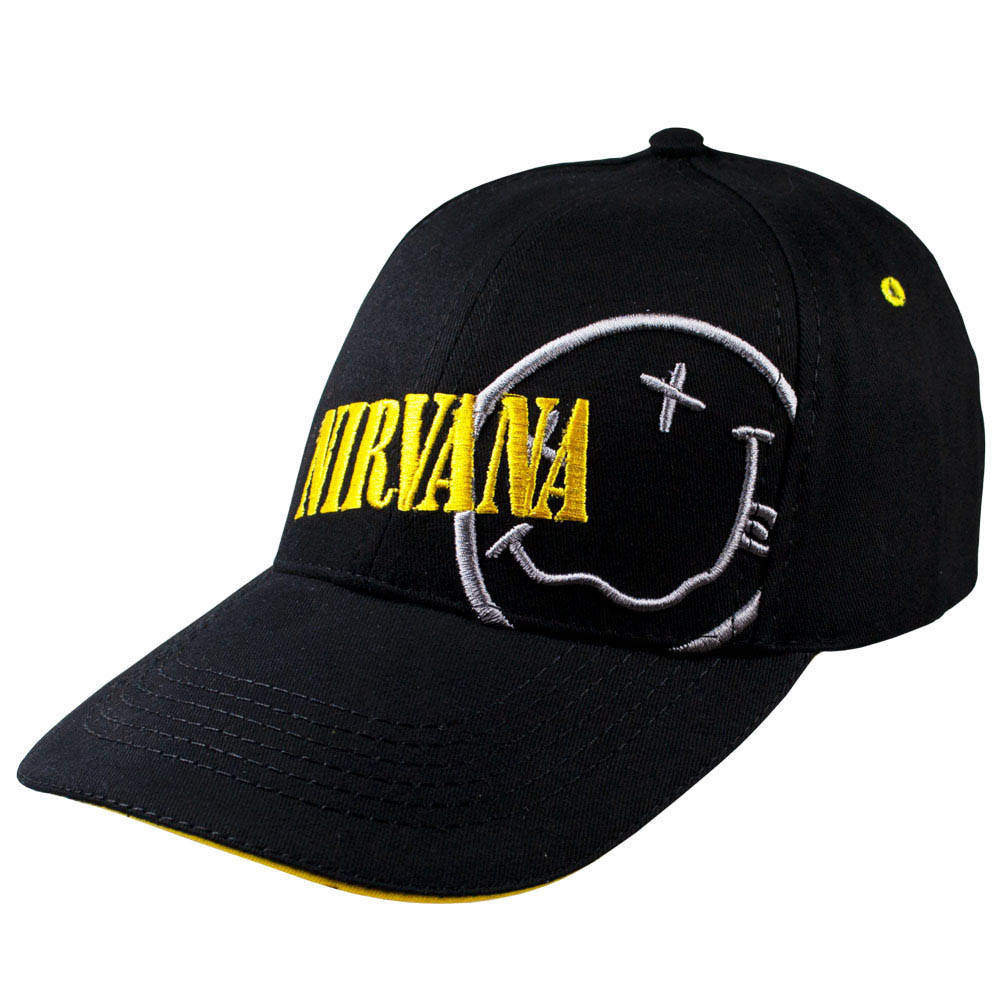 

Бейсболка NIRVANA 3D вышивка, Черный