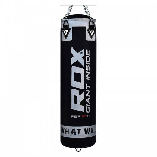 

Боксерский мешок RDX Leather Black, Черный