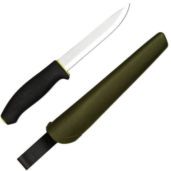 

Нож Morakniv 748 MG, нержавеющая сталь, резиновая ручка 12475, Зелёный