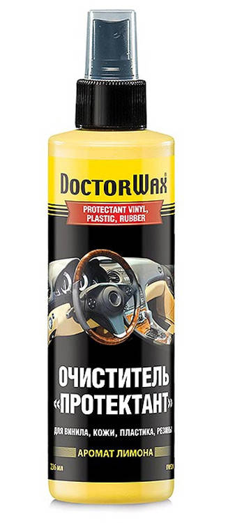 

DW5248 Очисник "Протектант" для вінілу, шкіри ,пластику, гуми, з запахом Лимон 236 мл