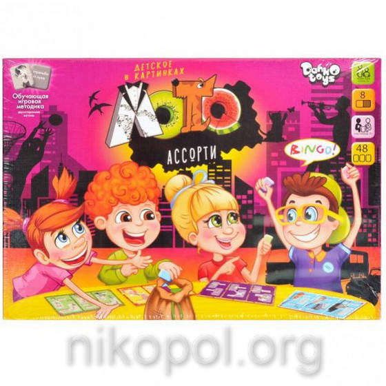 

Настольная игра - лото "Детское", Danko Toys ДТ-ЛА-06-17