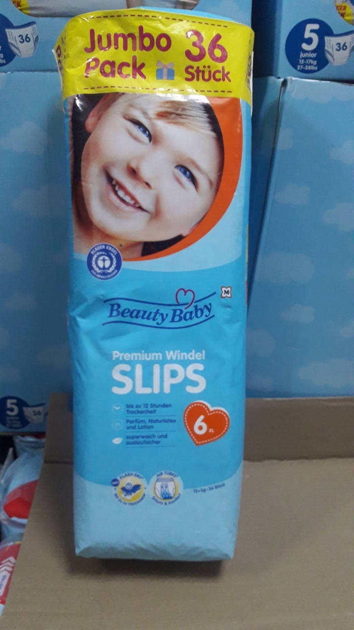

Подгузники-трусики Beauty Baby Германия 6 (15+кг) 36шт, Белый