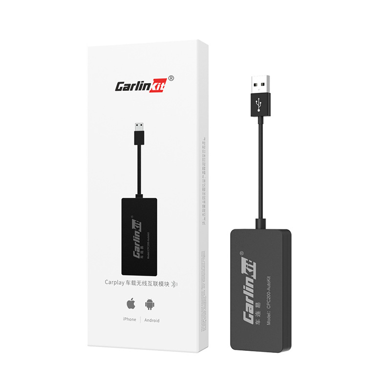 

Беспроводной адаптер Lesko Black для подключения Apple CPC200-Autokit USB к авто