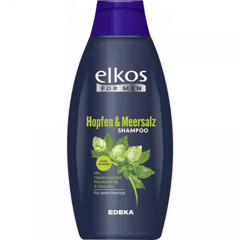 

Мужской шампунь Elkos Men Hopfen & Meersalz 500 мл
