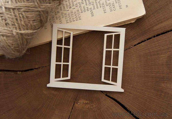 

Чипборд "Распахнутое окно"