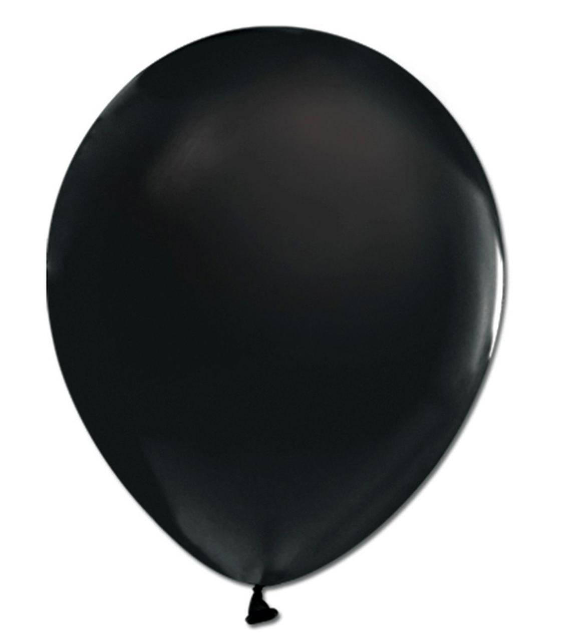 

Воздушные шары черные 10" (25 см) Balonevi, Черный