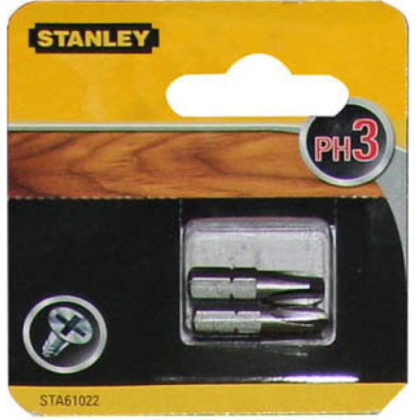 

Бита Ph 3 (L=25 мм) (2 ед) Stanley STA61022