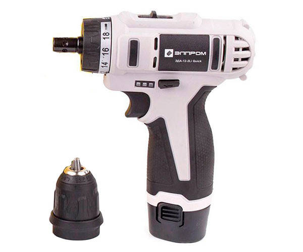 

Шуруповерт Элпром ЭДА-12-2 Li Quick