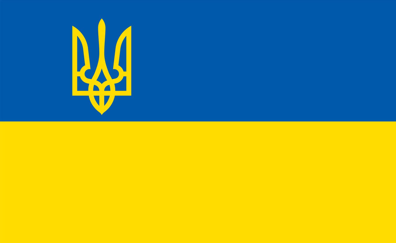 

Флаг Украины с гербом 100х60 см