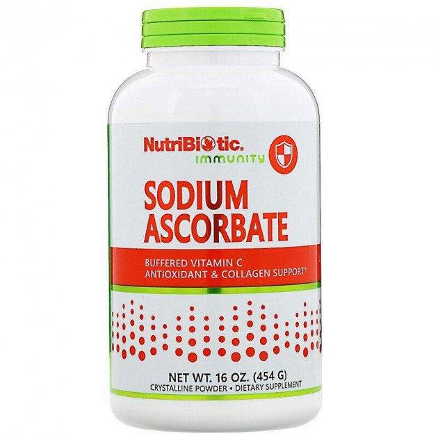 

NutriBiotic, Sodium Ascorbate (454г), витамин С, vitamin C, вітамін С
