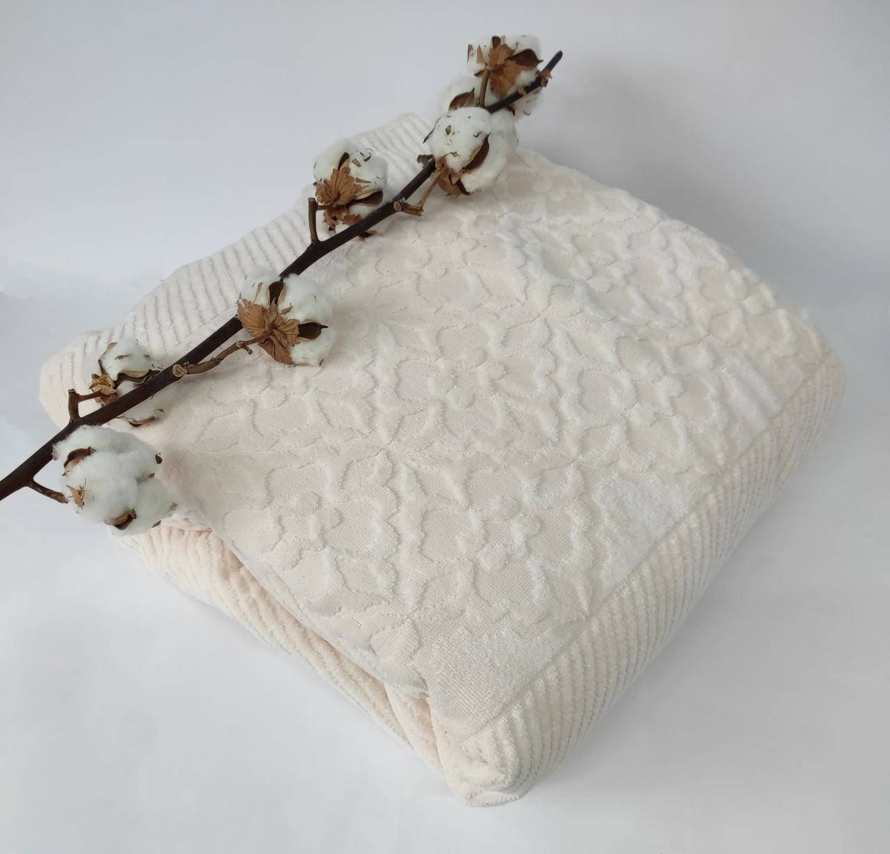 

Махровая Простынь Евро АЕ Cotton 220Х240 см кремовая, Кремовый