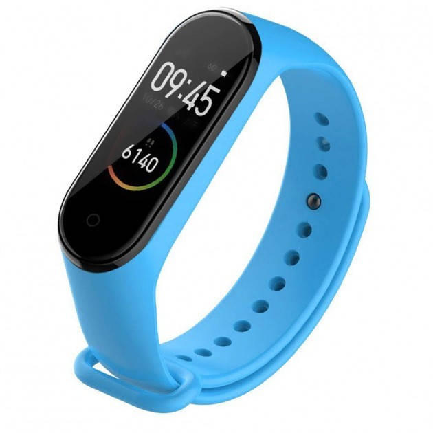 

Ремешок силиконовый BeWatch для Xiaomi Mi Band 3 \ 4 синий