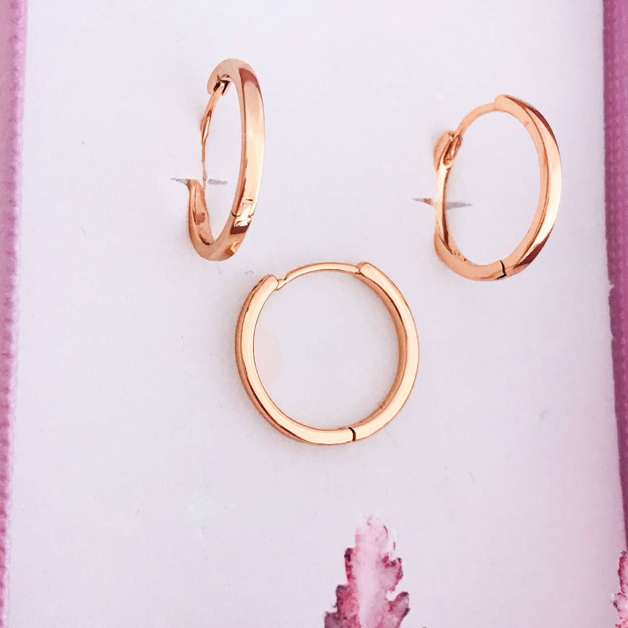 

Серьги кольца. Xuping